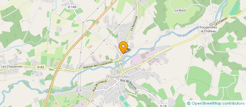 localisation de l'entreprise MONSIEUR JOHNNY ROQUE  FOUGEROLLES-SAINT-VALBERT