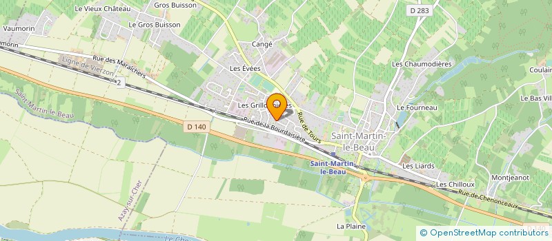 localisation de l'entreprise MONSIEUR JOHNNY ROSSIGNOL  SAINT-MARTIN-LE-BEAU