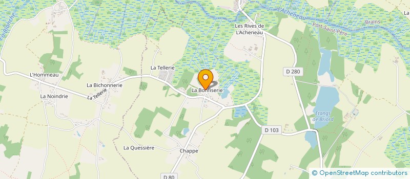 localisation de l'entreprise MONSIEUR JOHNNY ROUE  PORT-SAINT-PERE