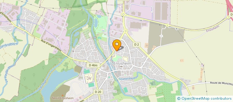 localisation de l'entreprise MONSIEUR JOHNNY RUEFF  ENSISHEIM