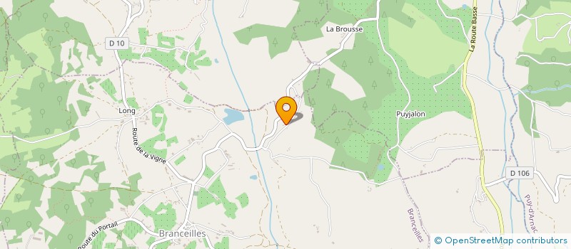 localisation de l'entreprise MONSIEUR JOHNNY SAINT PIERRE  BRANCEILLES