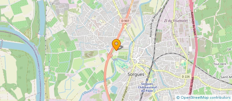 localisation de l'entreprise MONSIEUR JOHNNY SALAGER  SORGUES