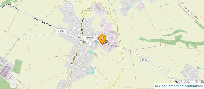 localisation de l'entreprise MONSIEUR JOHNNY SANCHES SEMEDO  NEUILLY-EN-THELLE