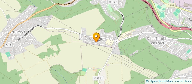 localisation de l'entreprise MONSIEUR JOHNNY SANTOLI  HAYANGE