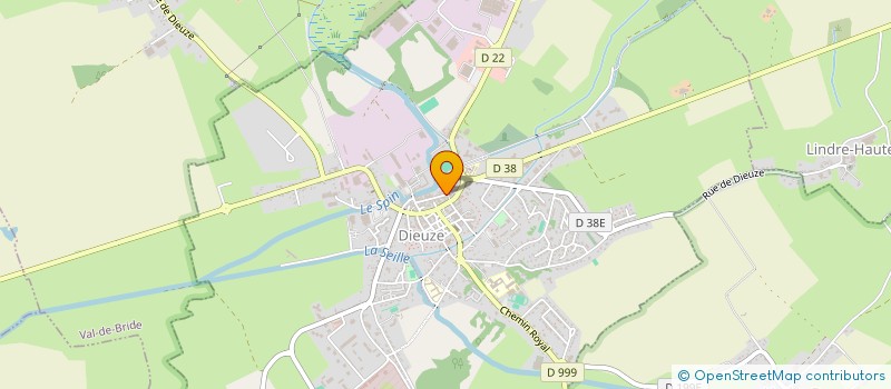 localisation de l'entreprise MONSIEUR JOHNNY SAUVEY  DIEUZE