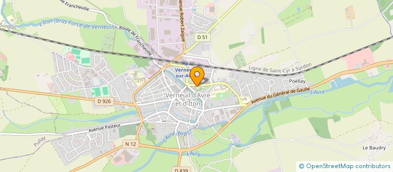 localisation de l'entreprise MONSIEUR JOHNNY SCHERRER  VERNEUIL D'AVRE ET D'ITON