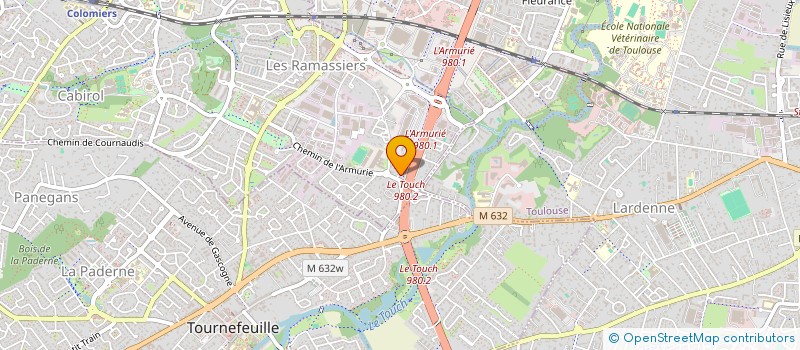 localisation de l'entreprise MONSIEUR JOHNNY SILVA  COLOMIERS