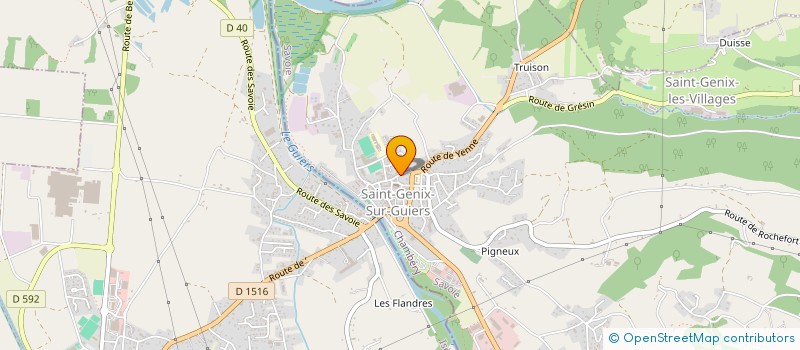 localisation de l'entreprise MONSIEUR JOHNNY TOURBIER à SAINT-GENIX-LES-VILLAGES