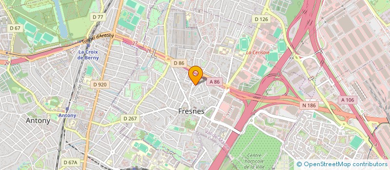 localisation de l'entreprise MONSIEUR JOHNNY TRAN  FRESNES