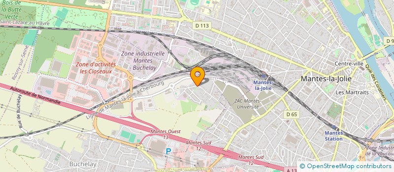 localisation de l'entreprise MONSIEUR JOHNNY VALLERAULT  BUCHELAY