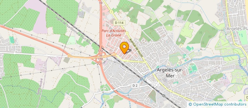 localisation de l'entreprise MONSIEUR JOHNNY VAN NOTEN à ARGELES-SUR-MER