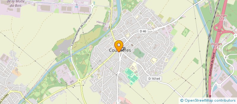 localisation de l'entreprise MONSIEUR JOHNNY VENDEVILLE  COURRIERES