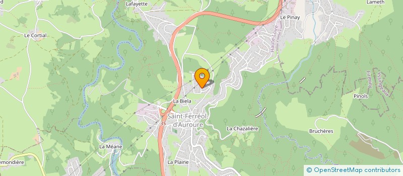 localisation de l'entreprise MONSIEUR JOHNNY VISEUR  SAINT-FERREOL-D'AUROURE