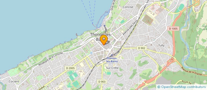 localisation de l'entreprise MONSIEUR JOHNNY VISSE à THONON-LES-BAINS