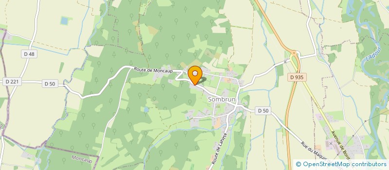 localisation de l'entreprise MONSIEUR JOHNNY WALLERAND  SOMBRUN