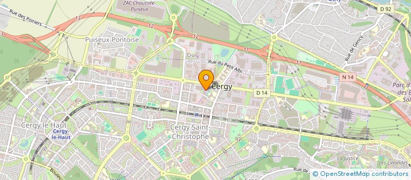 localisation de l'entreprise MONSIEUR JOHNNY WINDERSTHEIN  CERGY