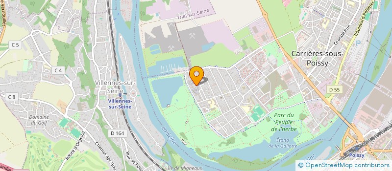 localisation de l'entreprise MONSIEUR JOHNNY WINTERSTEIN  CARRIERES-SOUS-POISSY