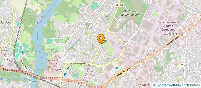 localisation de l'entreprise MONSIEUR JOHNSON RAMINOARISON  NANTES