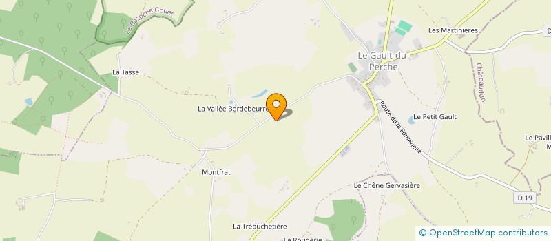 localisation de l'entreprise MONSIEUR JOHNY BEAUCHAMP  LE GAULT-DU-PERCHE