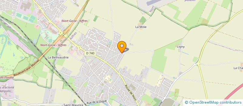 localisation de l'entreprise MONSIEUR JOHNY BERNARD  AIFFRES