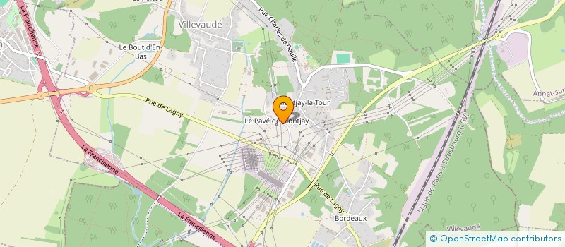 localisation de l'entreprise MONSIEUR JOHNY BOTTIER à VILLEVAUDE