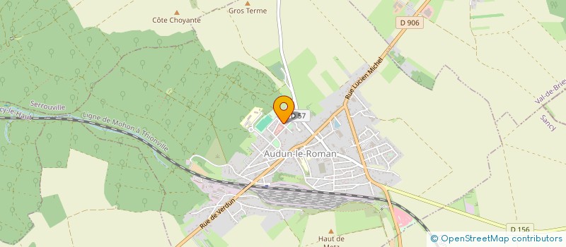 localisation de l'entreprise MONSIEUR JOHNY BROCHARD  AUDUN-LE-ROMAN