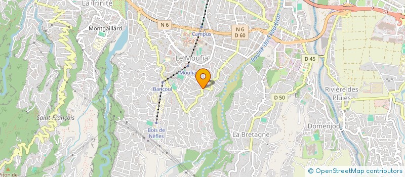 localisation de l'entreprise MONSIEUR JOHNY DELETTRE  SAINT-DENIS