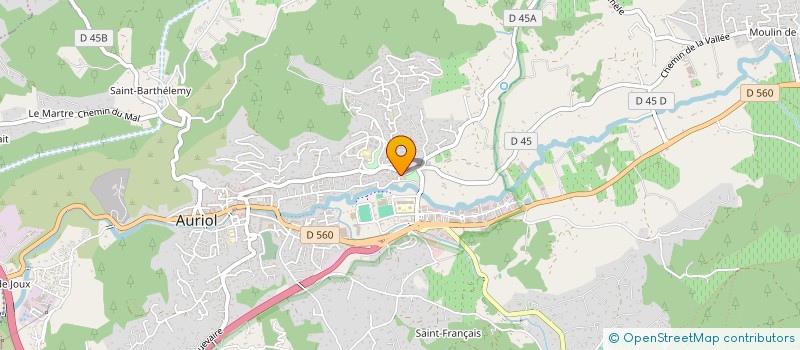 localisation de l'entreprise MONSIEUR JOHNY DEPOTHUIS  AURIOL