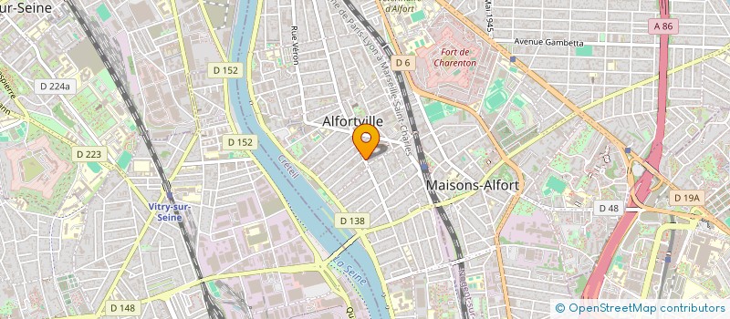 localisation de l'entreprise MONSIEUR JOHNY DUBANT  ALFORTVILLE