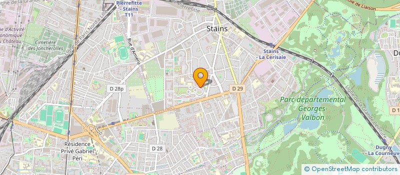 localisation de l'entreprise MONSIEUR JOHNY GEORGES à STAINS