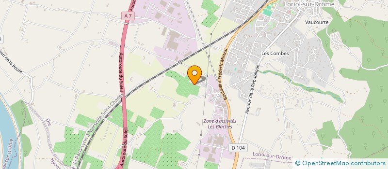 localisation de l'entreprise MONSIEUR JOHNY GUERDNER  LORIOL-SUR-DROME