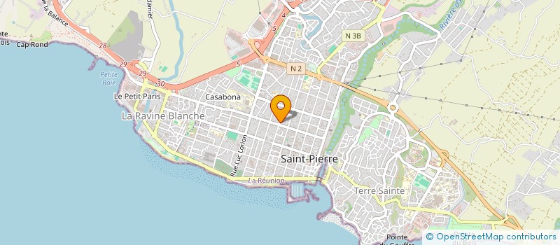 localisation de l'entreprise MONSIEUR JOHNY MOREL à SAINT-PIERRE