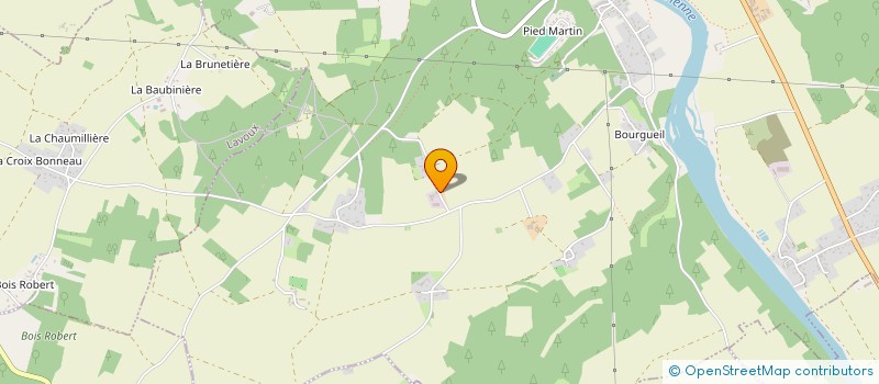 localisation de l'entreprise MONSIEUR JOHNY PINARD  LA CHAPELLE VIVIERS