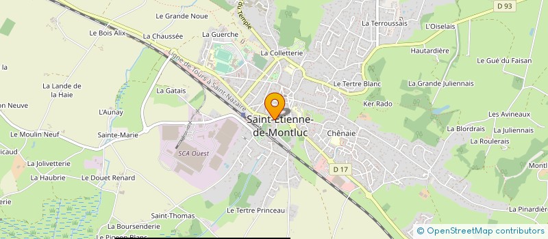 localisation de l'entreprise MONSIEUR JOHNY ROUZEE à COUERON