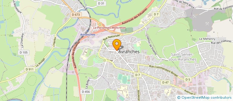 localisation de l'entreprise MONSIEUR JOHNY WINTERSTEIN  AVRANCHES