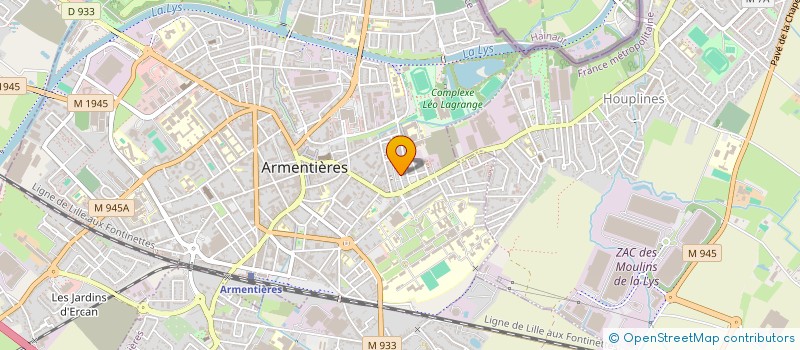 localisation de l'entreprise MONSIEUR JOJO SHAKA TSHIPAMBA  ARMENTIERES