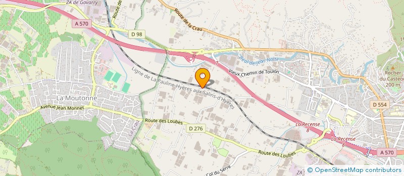 localisation de l'entreprise MONSIEUR JOLAN ICARDI  HYERES