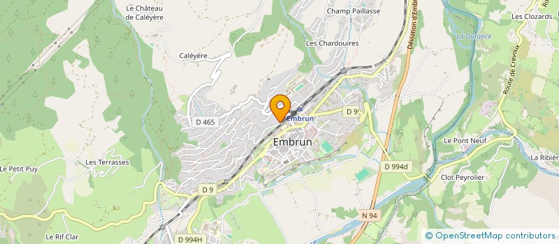 localisation de l'entreprise MONSIEUR JOLAN MARCELLIN à EMBRUN