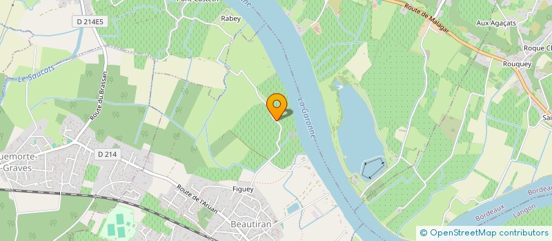 localisation de l'entreprise MONSIEUR JOLAN MAZOUFFRE  BEAUTIRAN