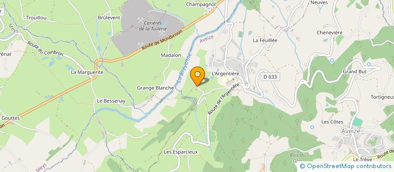 localisation de l'entreprise MONSIEUR JOLAN ROZET  AVEIZE