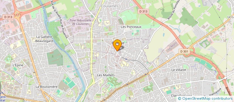 localisation de l'entreprise MONSIEUR JOMA MADO  COULAINES