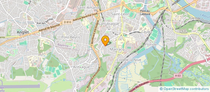 localisation de l'entreprise MONSIEUR JON BIDART  BAYONNE