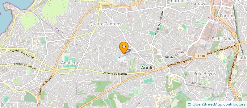 localisation de l'entreprise MONSIEUR JON BORDENAVE  ANGLET