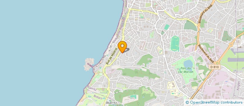 localisation de l'entreprise MONSIEUR JON CURVEUR  BIARRITZ