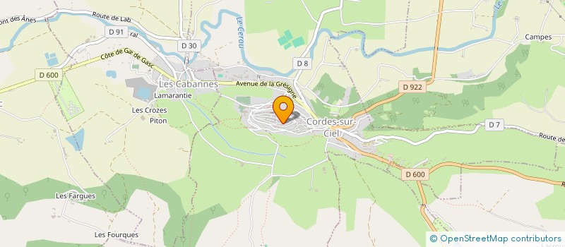 localisation de l'entreprise MONSIEUR JON DAVISON à CORDES-SUR-CIEL
