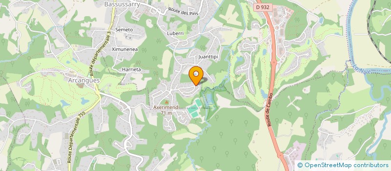 localisation de l'entreprise MONSIEUR JON PARMENTIER  BASSUSSARRY