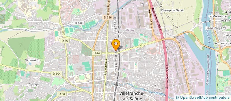 localisation de l'entreprise MONSIEUR JONA DURAND  VILLEFRANCHE-SUR-SAONE