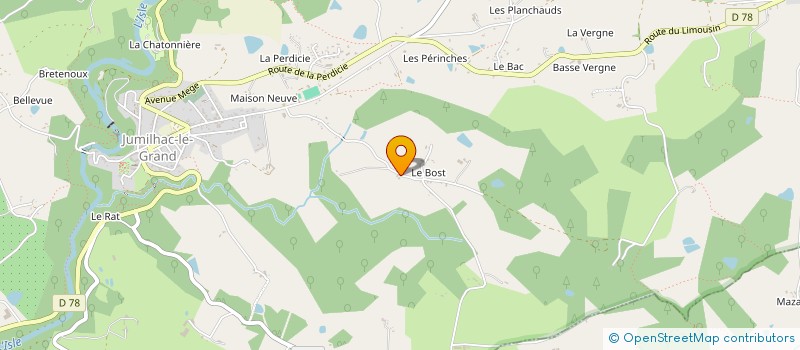 localisation de l'entreprise MONSIEUR JONA REGELING  JUMILHAC-LE-GRAND