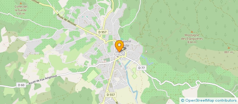 localisation de l'entreprise MONSIEUR JONA SAK à AUPS