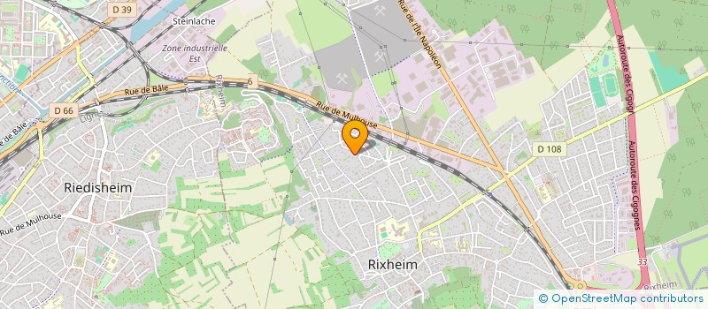 localisation de l'entreprise MONSIEUR JONAH OHL  RIXHEIM